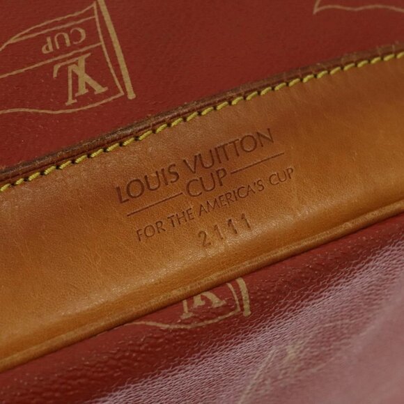LOUIS VUITTON LV CUP Saint Tropez Shoulder Bag Red M80026 LV Auth BD1921 - Picture 11 of 16
